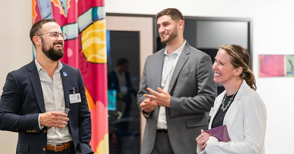 group of people at event