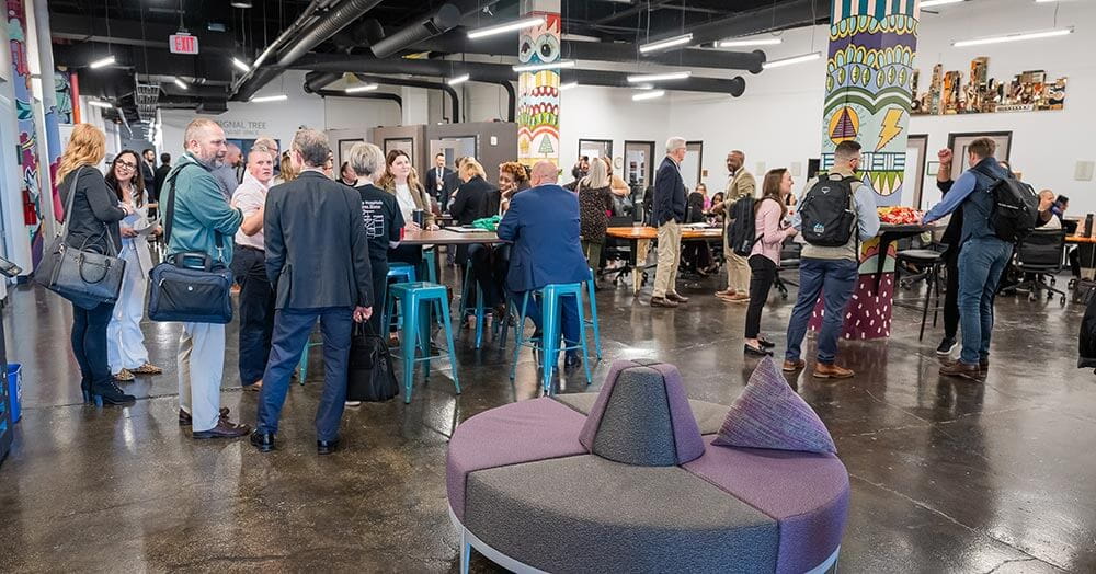 group of people at event